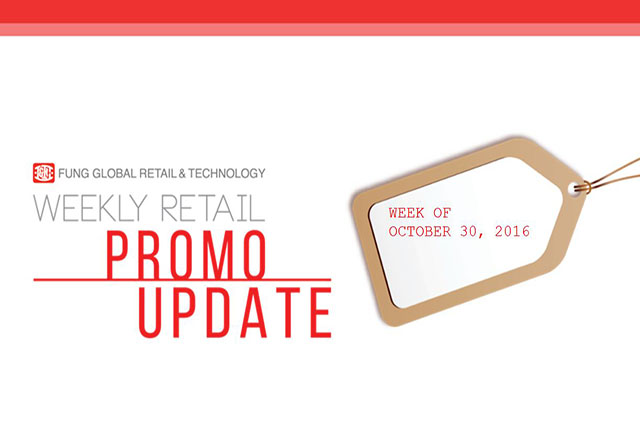Weekly Retail Promo Update Oct 30, 2016