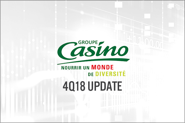 Casino Group (ENXTPA: CO) 4Q18 Update: French Protests Drag on Sales Growth