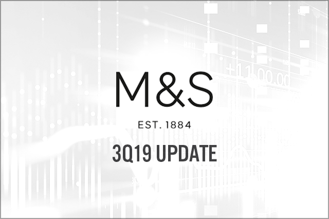 Marks & Spencer (LSE: MKS) 3Q19 Update: A Weak Quarter for Food and Clothing Alike