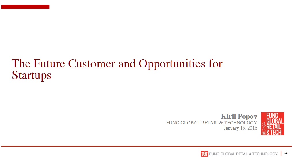 The Future Customer and Opportunities for Startups