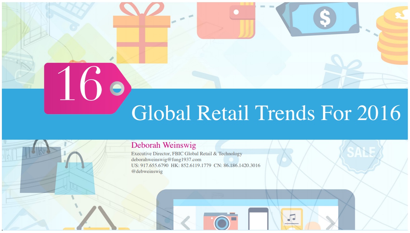 16 Global Retail Trends for 2016