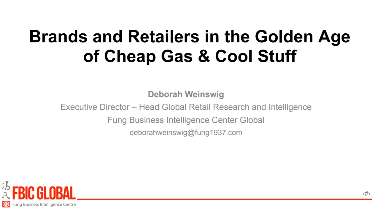 Brands and Retailers in the Golden Age of Cheap Gas & Cool Stuff