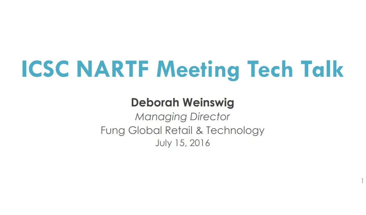 Meeting Tech Talk (ICSC NARTF)