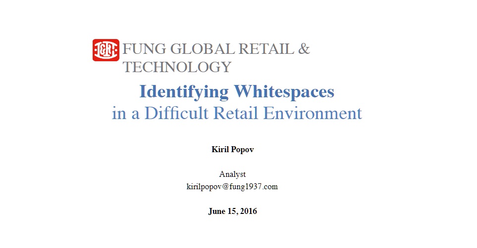 Identifying Whitespaces in a Difficult Retail Environment (RetailExpoHK)