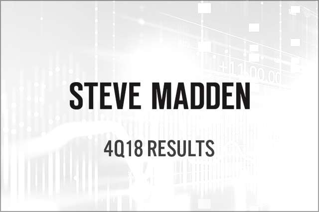 Steve Madden (NASDAQ: SHOO) 4Q18 Results: Steady Navigation Amid Rough Seas on Strength of Steve Madden Brand Portfolio
