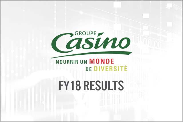 CASINO (ENXTPA: CO) FY18 Results: Sales In Line with Consensus, Company Aims for Strong Profit Growth