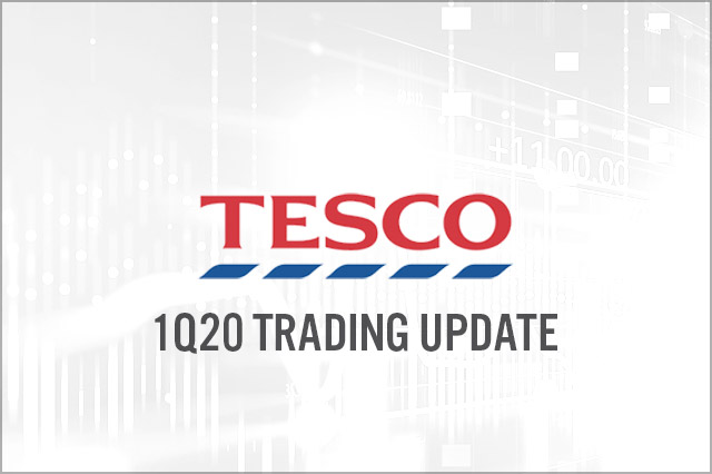 Tesco (LSE: TSCO) 1Q20 Trading Update: UK Comps Decelerate, Central Europe Sales Continue to Slide