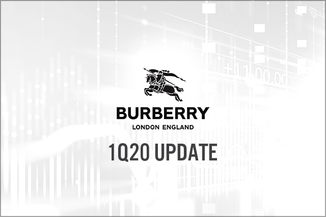 Burberry (LSE: BRBY) 1Q20 Update: Riccardo Tisci Product Line Boosts Sales