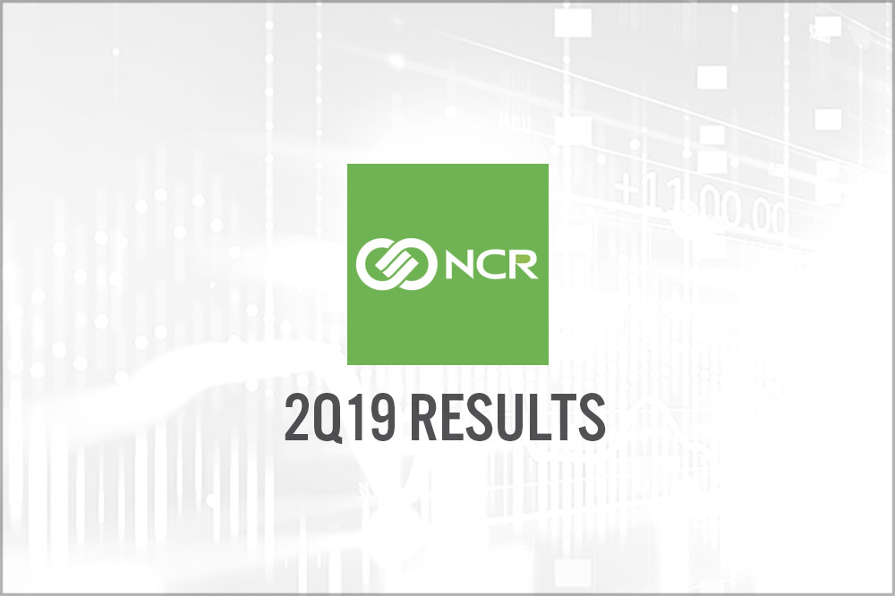 NCR Corp (NYSE: NCR) 2Q19 Results: Handily Beats Consensus Estimates, Huge ATM Growth, Raises Annual Revenue Guidance