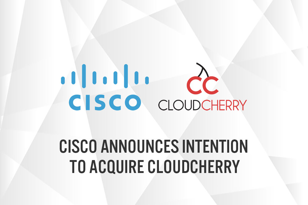 Cisco Announces Intention to Acquire Cloud Data Predictive Analytics Company CloudCherry