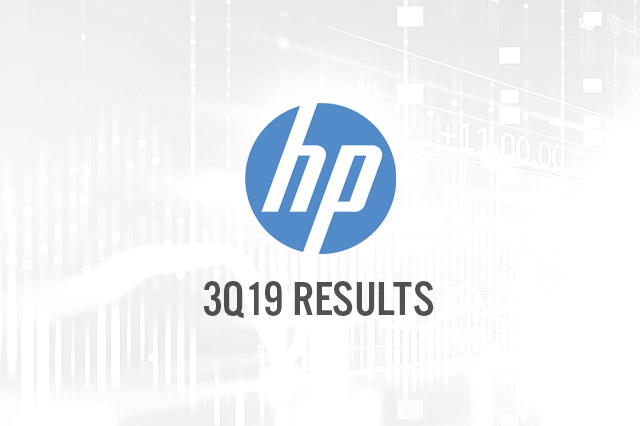 HP Inc. (NYSE: HPQ) 3Q19 Results: Results Beat/In Line with Consensus, Growth Driven by Desktops, Raises Annual EPS Forecast, Announces CEO Succession