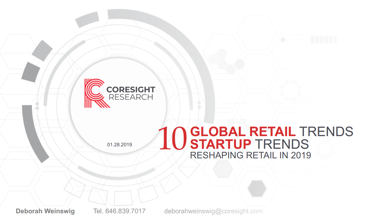 10 Global Retail Trends and 10 Startup Trends