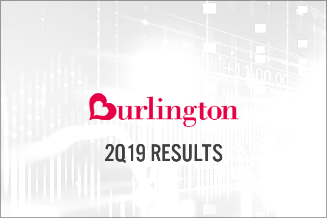 Burlington Stores (NYSE: BURL) 2Q19 Results: Sales Beats Consensus; Raises Guidance; Home and Beauty Categories Remain Strong