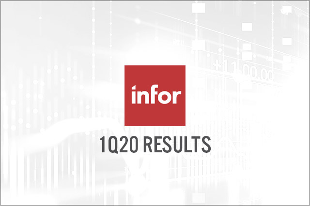 Infor (Private) 1Q20 Results: Revenues Up in Constant Currency but Hurt by Customer Issue, Leadership Transition