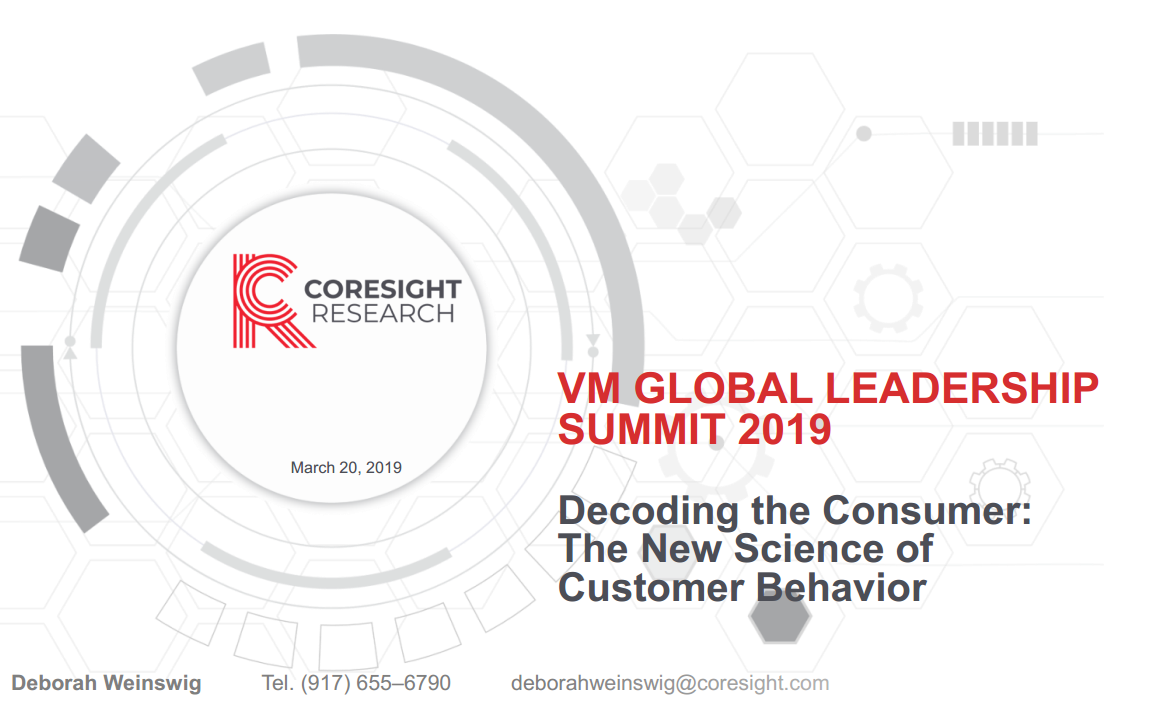 Decoding the Consumer: The New Science of Customer Behavior (Vision Monday Global Leadership Summit)