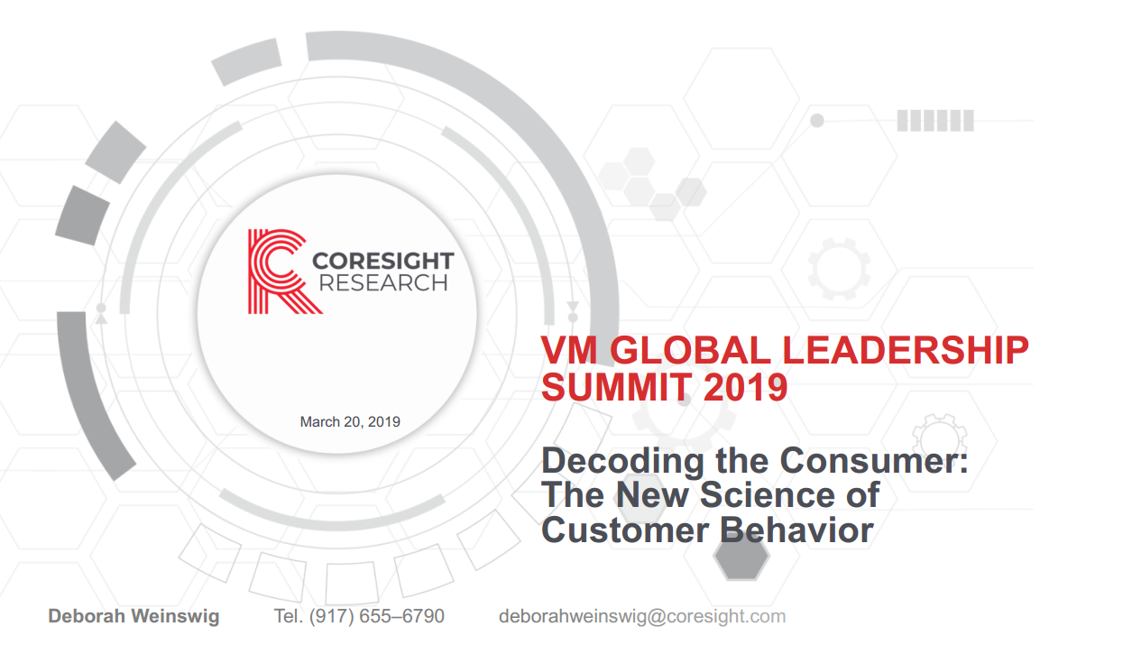 Decoding the Consumer: The New Science of Customer Behavior (Vision Monday Global Leadership Summit)