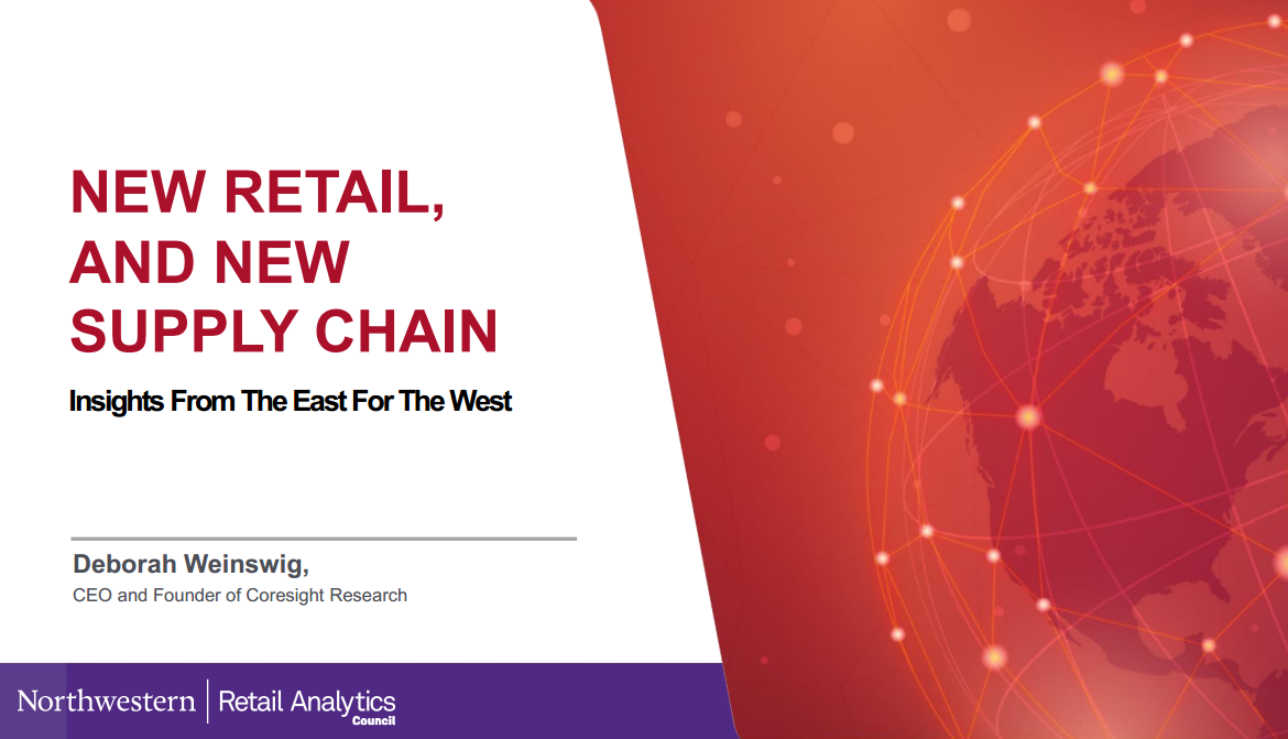 New Retail and New Supply Chain (Retail Analytics Council)