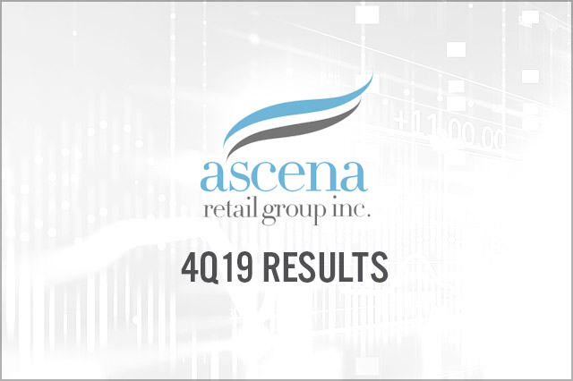 Ascena (NASDAQ: ASNA) 4Q19 Results: Concentrating on Growing Brands, Ascena Says It Is Not Considering Bankruptcy