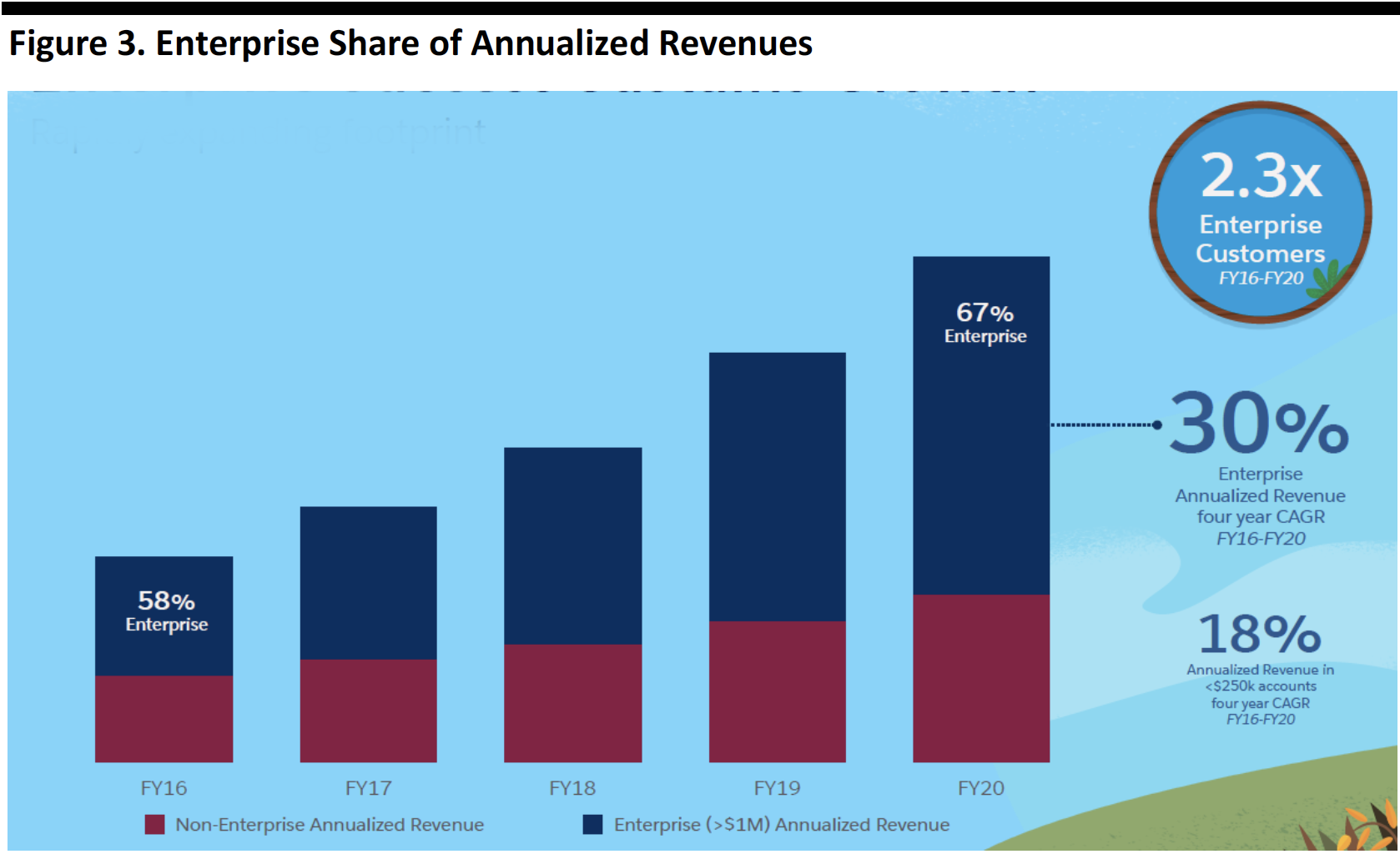 Figure 3. Enterprise Share of Annualized Revenues