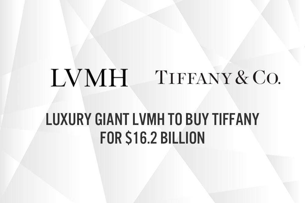 Tiffany will be acquired by luxury giant LVMH in $16.2 billion