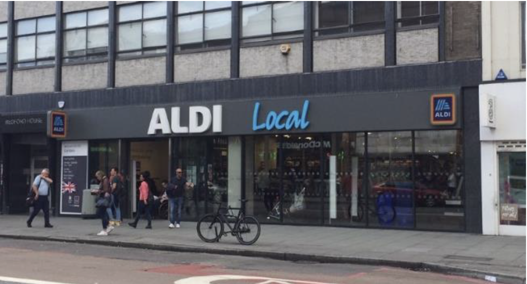 Aldi Local on London’s Camden High Street