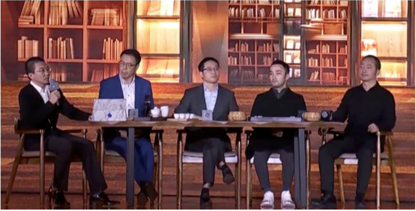 The organization digitalization panel, from left to right: Huang Lei, President, Taobao University; Liu Jizhong, Chief Operating Officer, Nova Vision; Zhang Jianfeng, Chief Technology Officer, Alibaba; Chen Zebin, Chief Executive Officer, Libai; Chen Hang, Chief Executive Officer, Ding Talk Source: Coresight Research