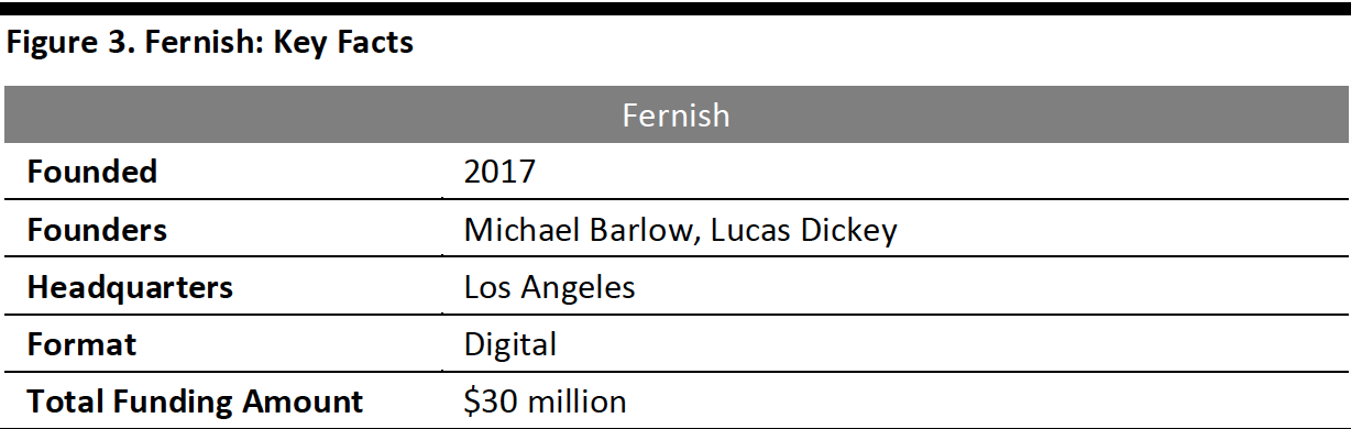 Figure 3. Fernish- Key Facts