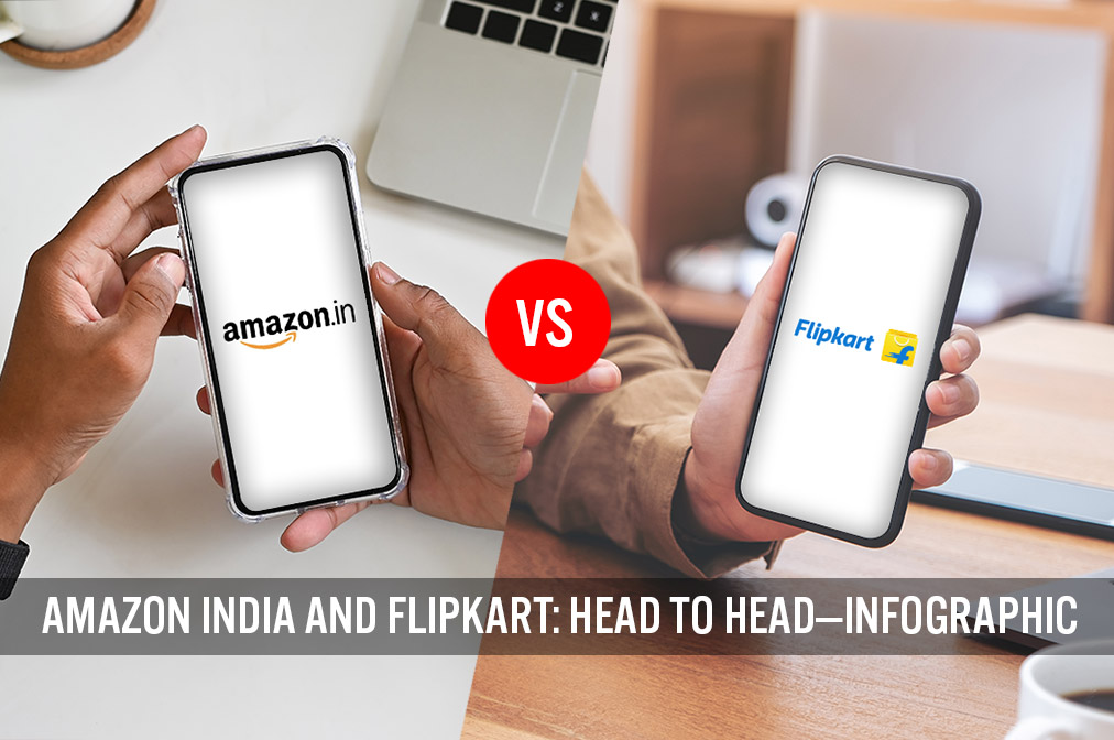 Amazon India and Flipkart: Head to Head—Infographic