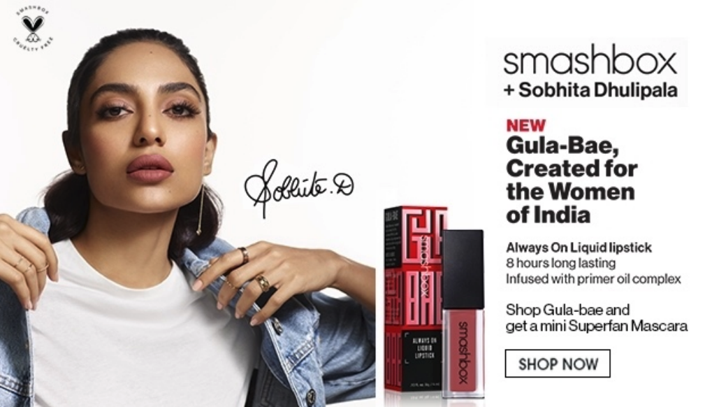 Smashbox’s India-exclusive lipstick with new brand ambassador Sobhita Dhulipala