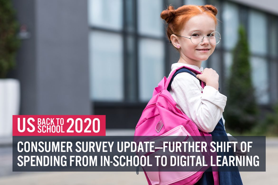 US Back to School 2020: Consumer Survey Update—Further Shift of Spending from In-School to Digital Learning