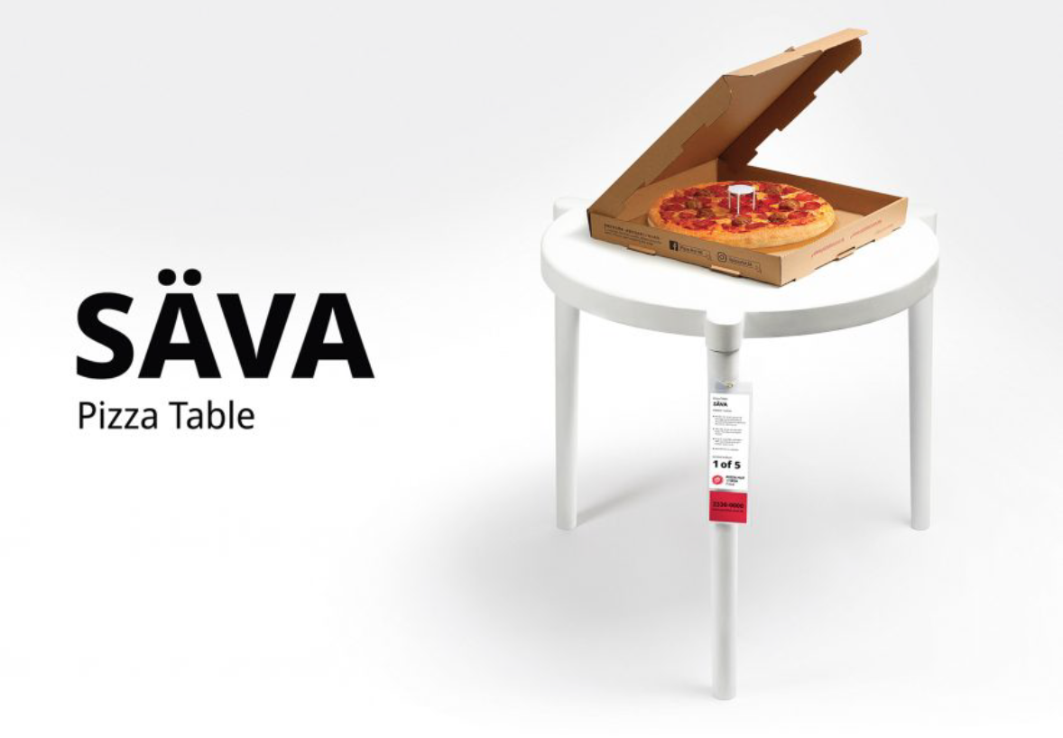 IKEA x Pizza Hut collaboration