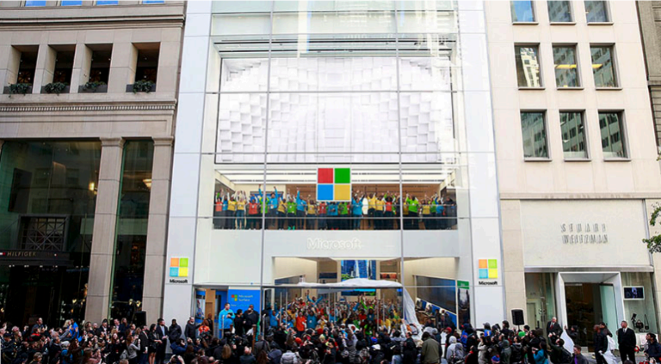 Microsoft’s Fifth Avenue retail store