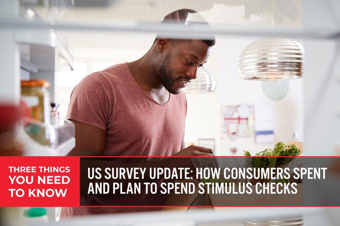 Three Things You Need To Know: US Survey Update—How Consumers Spent and Plan To Spend Stimulus Checks