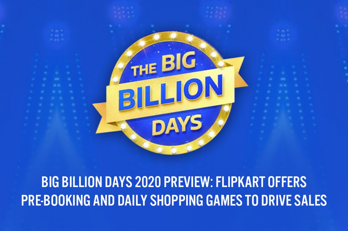 Big Billion Days 2020 Preview: Flipkart Offers Pre-Booking and Daily Shopping Games To Drive Sales