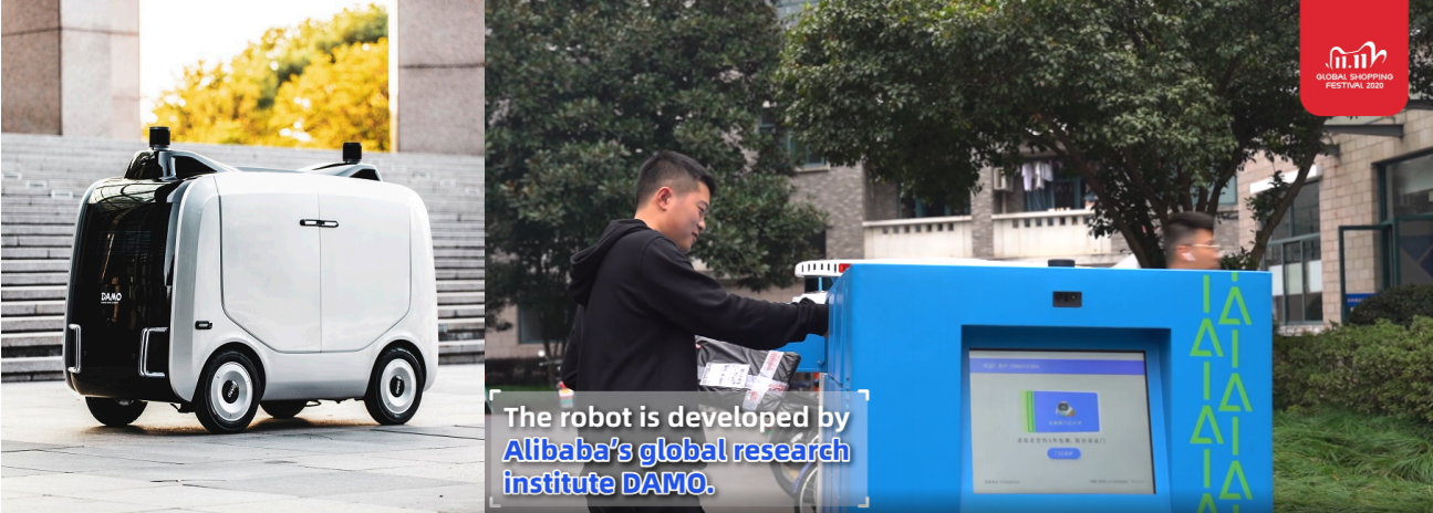 Alibaba’s autonomous logistics robot