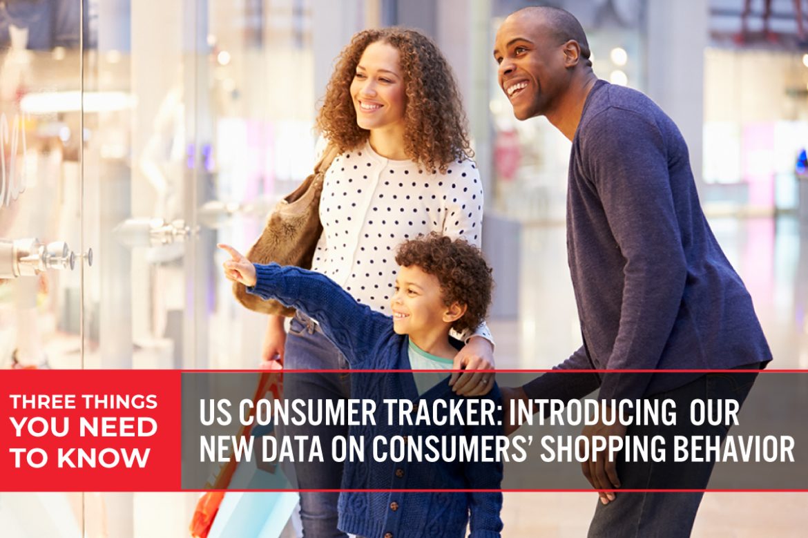 Three Things You Need To Know: US Consumer Tracker—Introducing Our New Data on Consumers’ Shopping Behavior