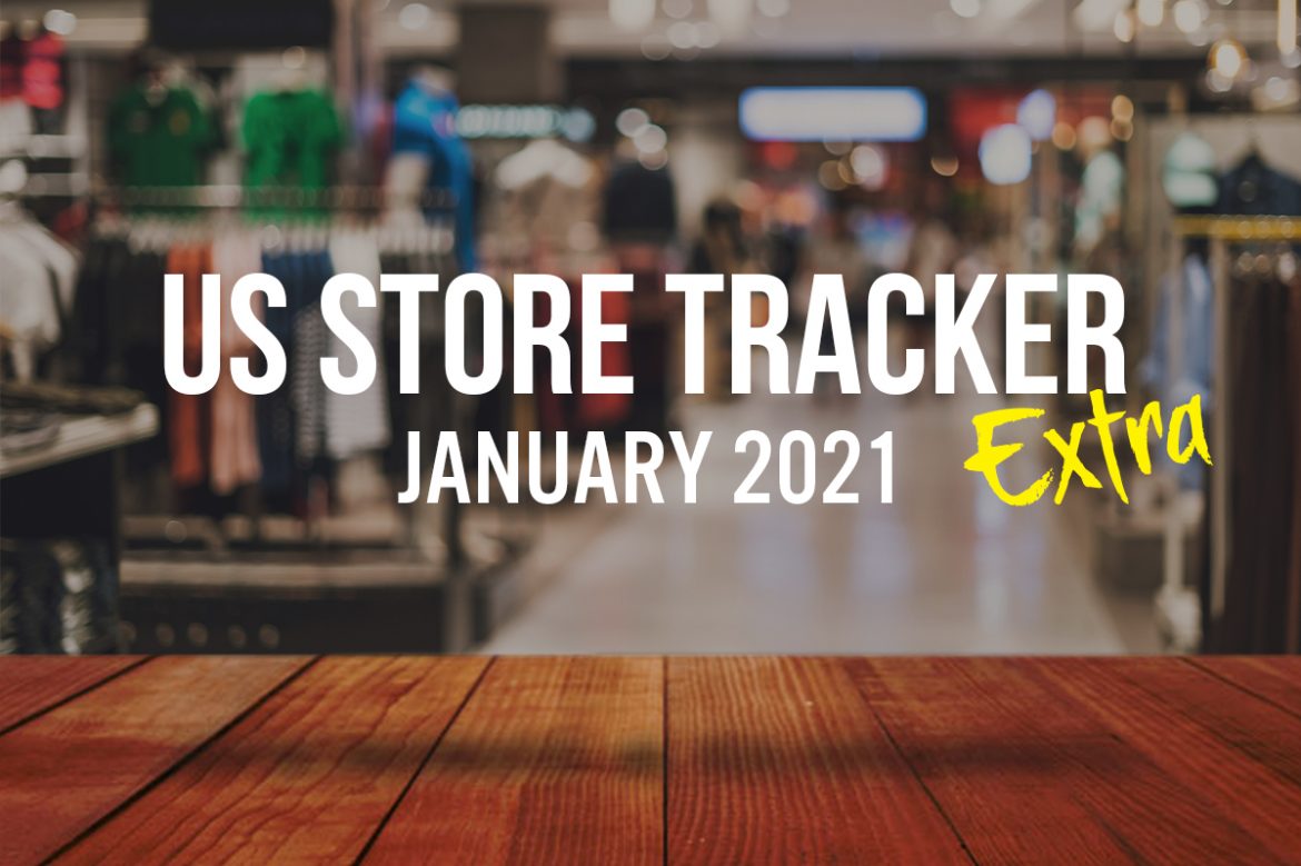US Store Tracker Extra, January 2021: Major US Retailers Announce 24 Million Square Feet of Closed Retail Space in 2021
