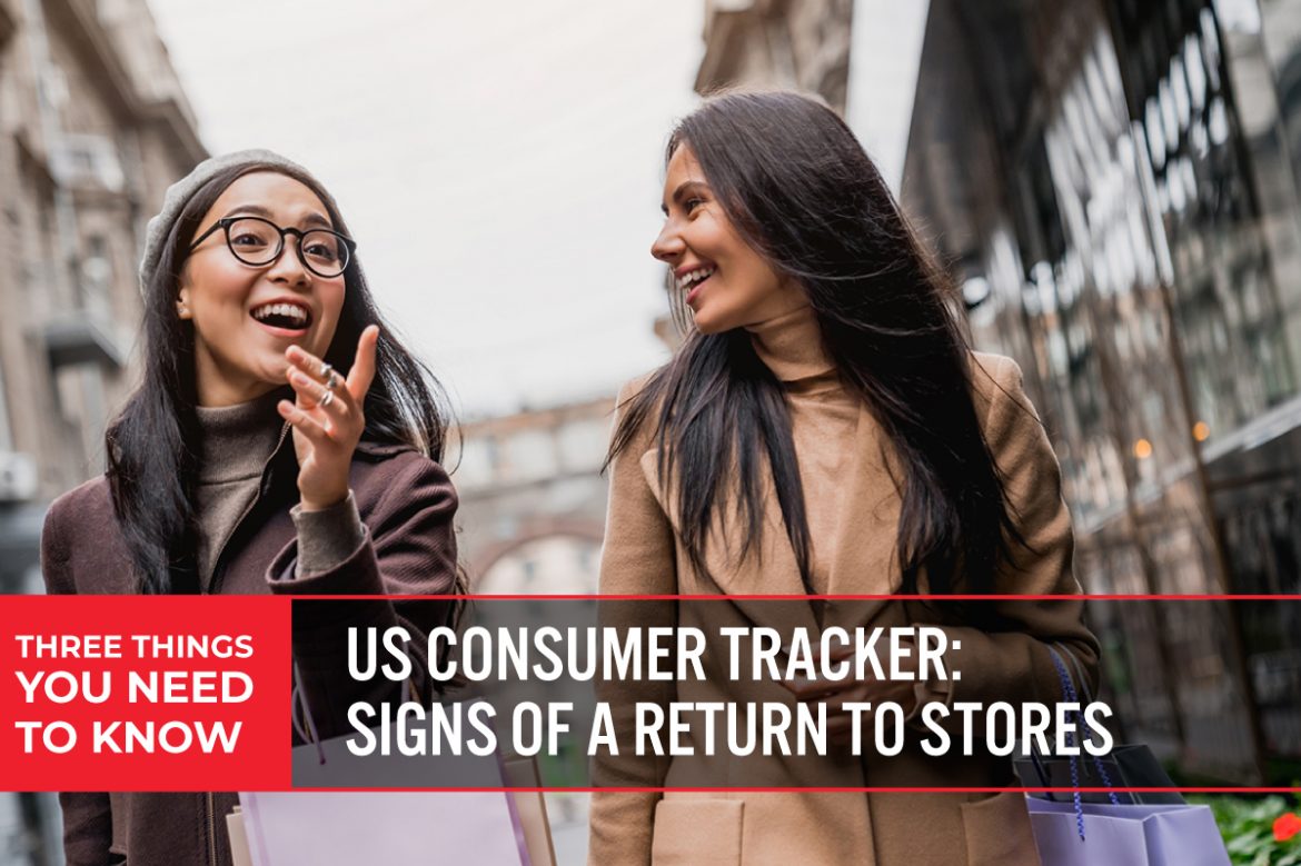 Three Things You Need To Know: US Consumer Tracker—Signs of a Return to Stores