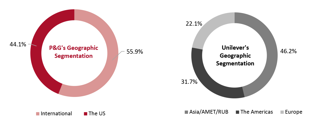 Revenue Segmentation, by Geography (% of Revenue in 2020) 