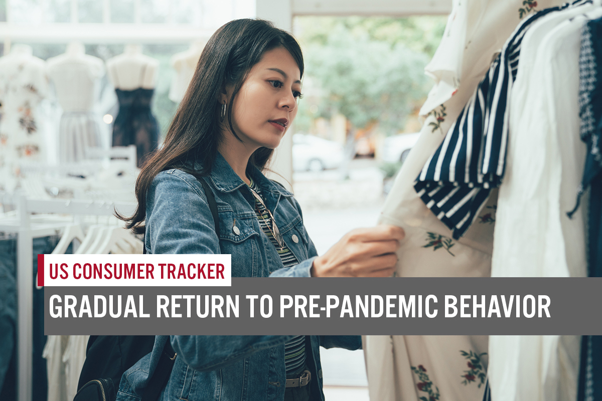 US Consumer Tracker: A Gradual Return to Pre-Pandemic Behavior