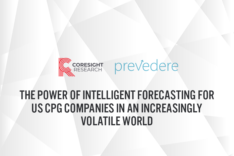 Coresight Research x Prevedere: The Power of Intelligent Forecasting for US CPG Companies in an Increasingly Volatile World