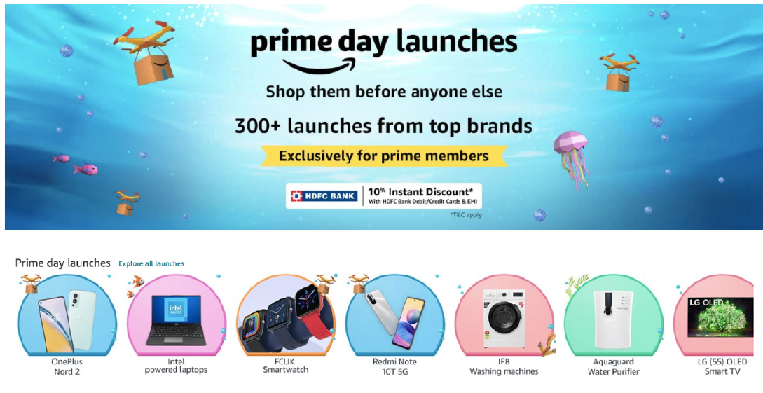 Product launches from top brands on Prime Day