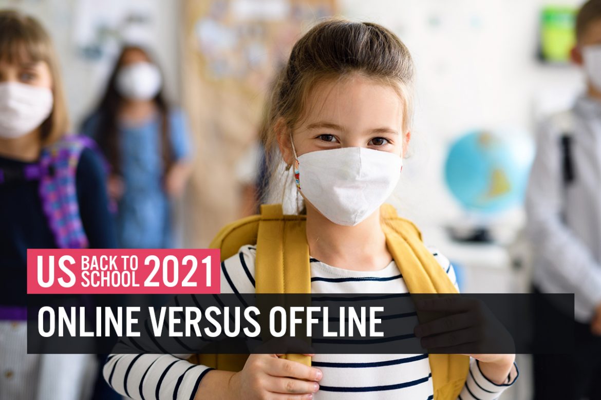 US Back to School 2021: Online versus Offline