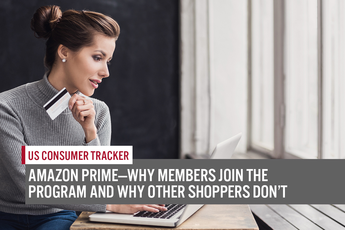 US Consumer Tracker: Amazon Prime—Why Members Join the Program and Why Other Shoppers Don’t