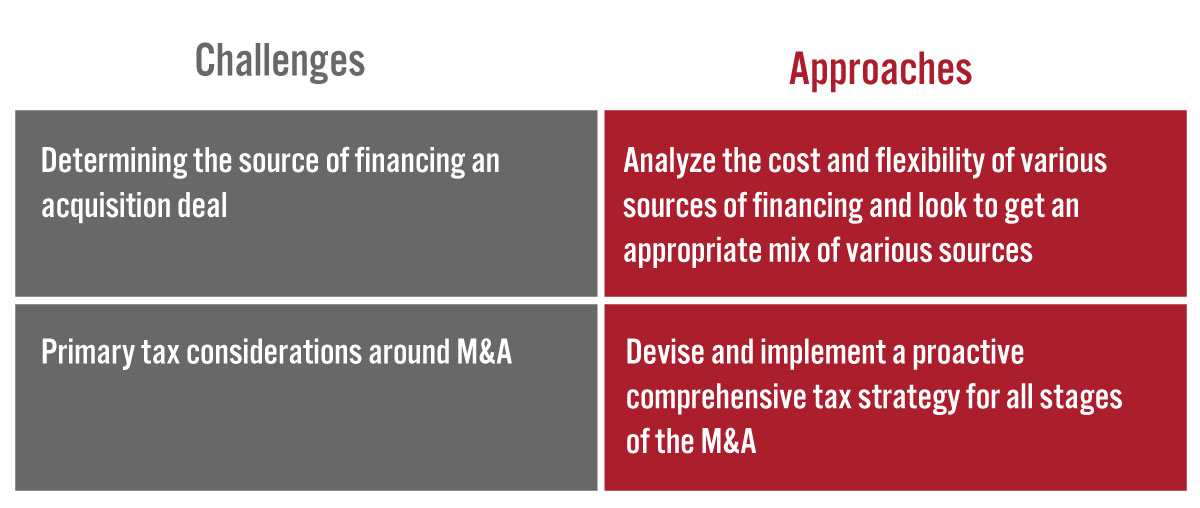 Figure 3. Two Approaches for Retailers To Counter Key Challenges in M&A/SPACs