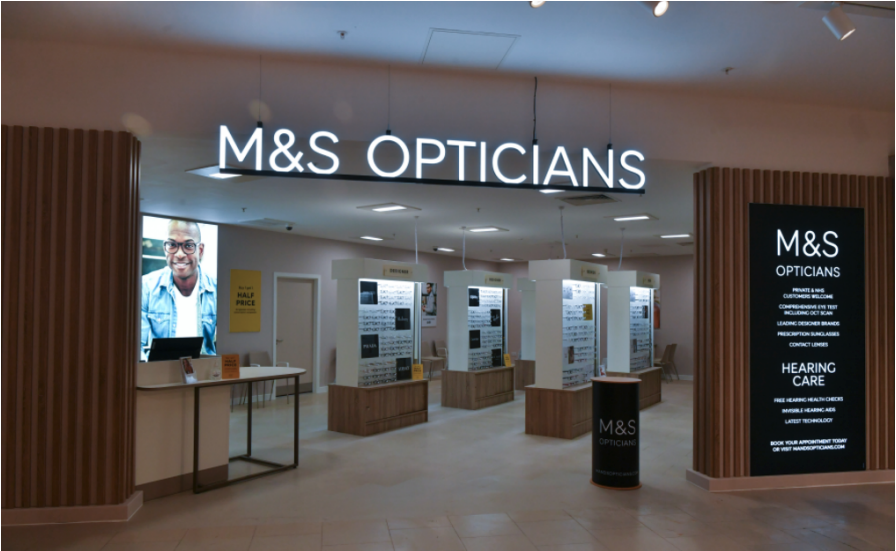 M&S Opticians is set to open in 55 store locations by April 2023