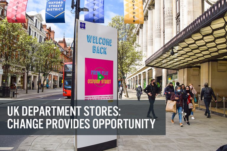UK Department Stores Change Provides Opportunity