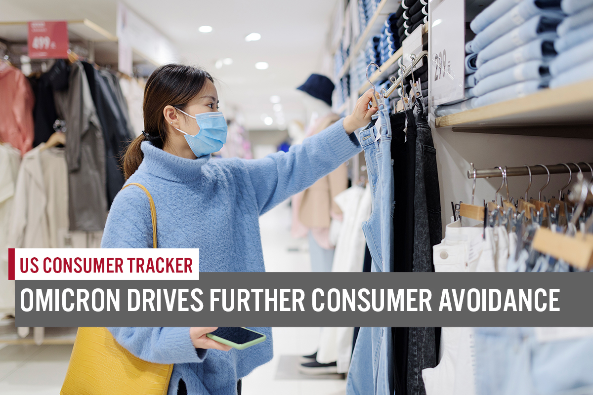 US Consumer Tracker: Omicron Drives Further Consumer Avoidance