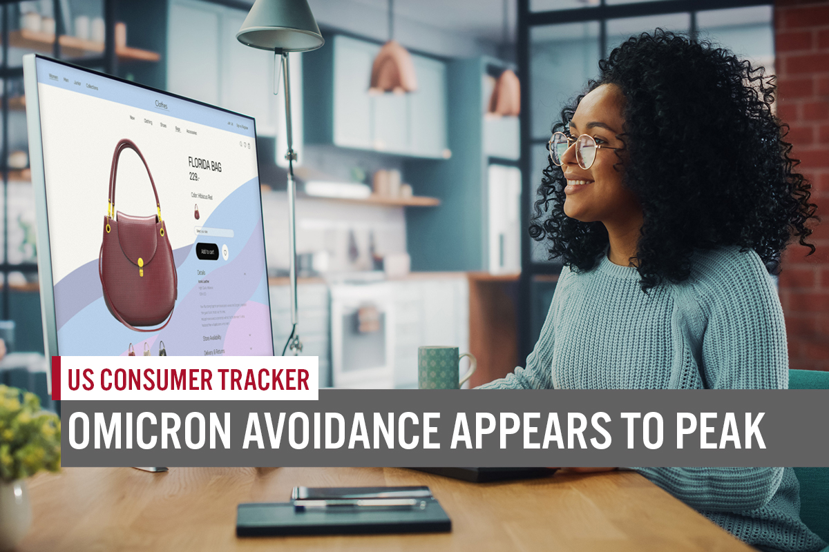 US Consumer Tracker: Omicron Avoidance Appears To Peak