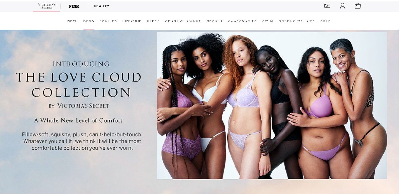 Victoria’s Secret launched its Love Cloud lingerie collection in February 2022 